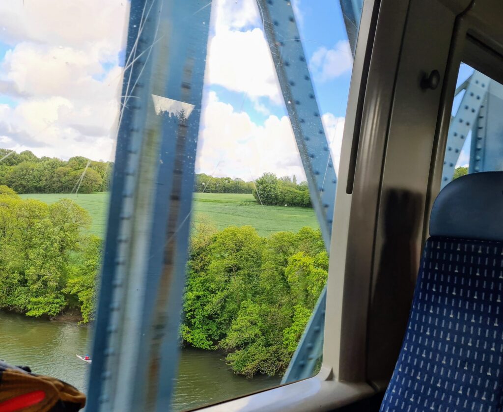 Vue du TER Paimpol/Guingamp