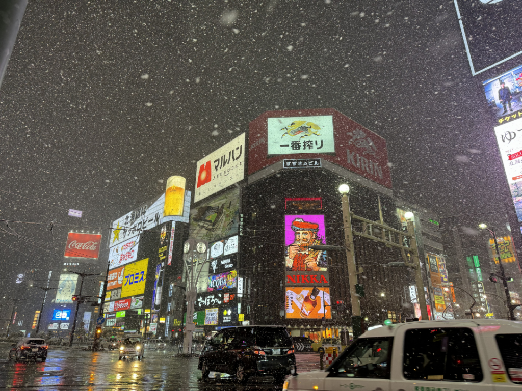 Susukino by night Sapporo