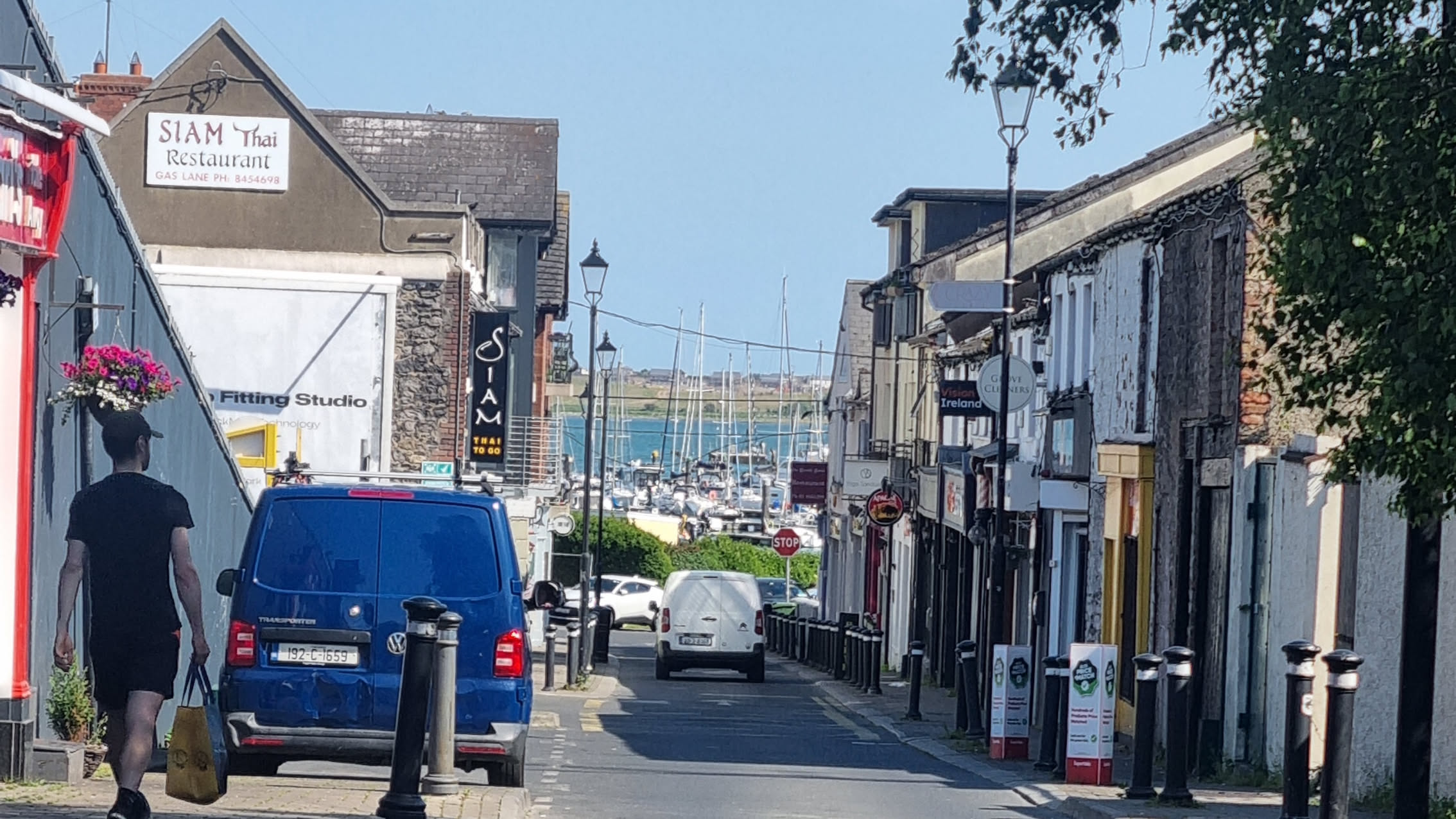 Rues et plage de Malahide
